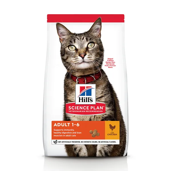 Hill's Adult au poulet pour chat 2 x 10 kg