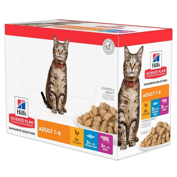 Adult 1-6 Optimal Care poisson de mer Hill's Science Plan - Nourriture pour Chat