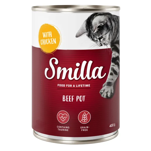 Smilla bœuf 6 x 400 g - bœuf, poulet