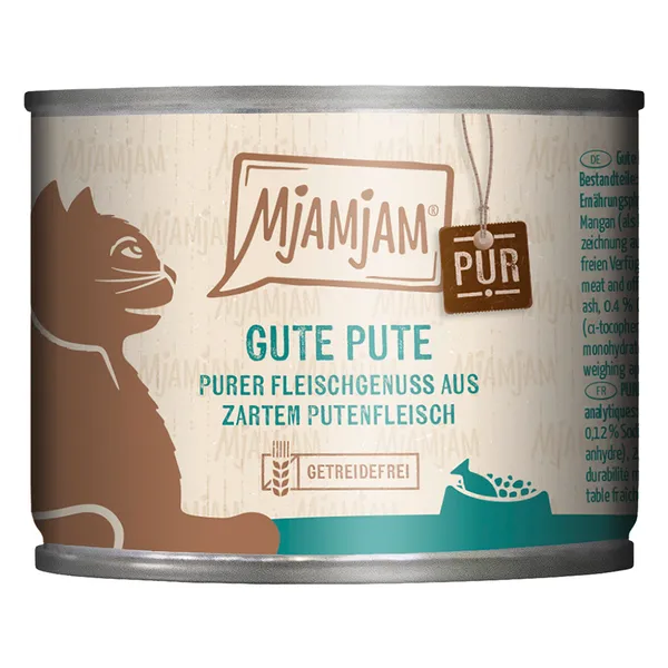 Bonne dinde pure MjAMjAM nourriture pour chat humide