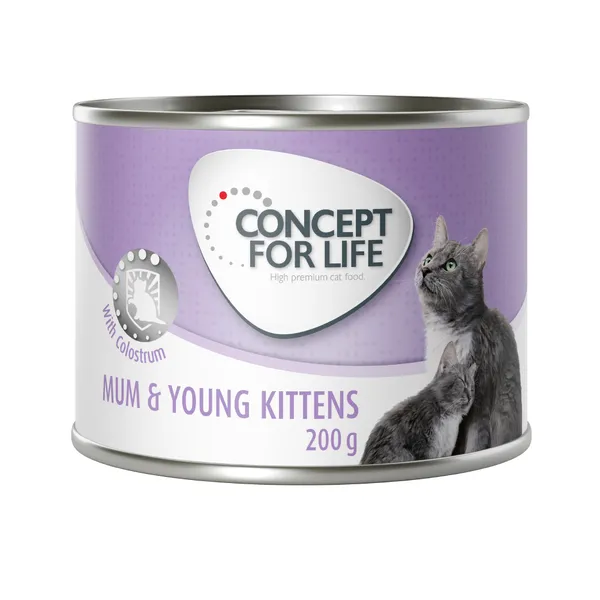 Mum & Young Kittens Mousse Concept for Life - Pâtée pour chatte et chaton
