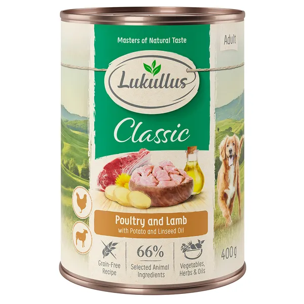 Volaille agneau Lukullus - Aliment pour Chien