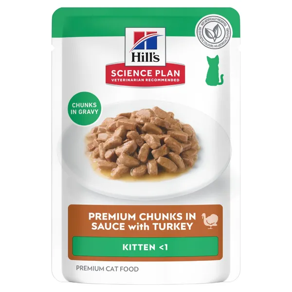 24x85g Hill's Science Plan Kitten dinde Pâtée pour chaton