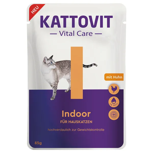 Kattovit Vital Care Indoor poulet - Pâtée pour chat