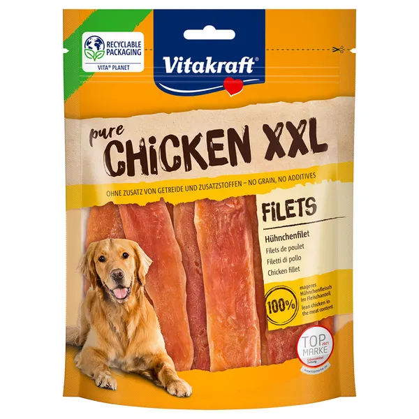 Vitakraft CHICKEN XXL Filets de poulet pour chien - 250 g