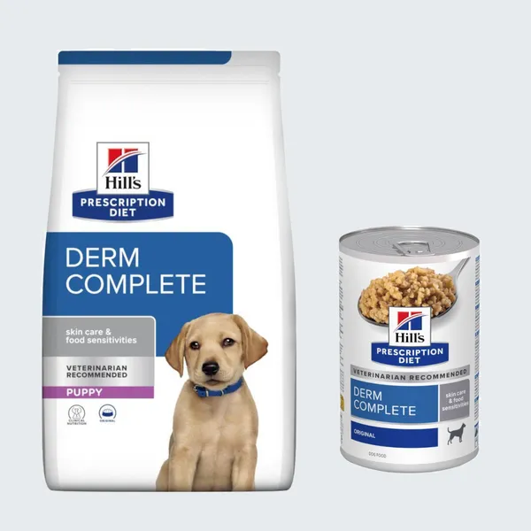 2x12kg Derm Complete Puppy Hill's Prescription Diet - Croquettes pour chien