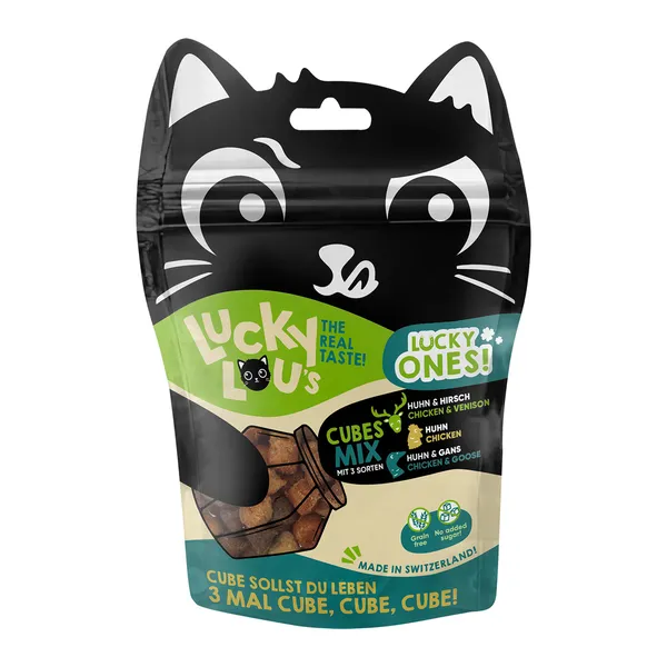 Lucky Lou Lucky Ones Cubes Mix I (3 sortes) Friandises pour chats