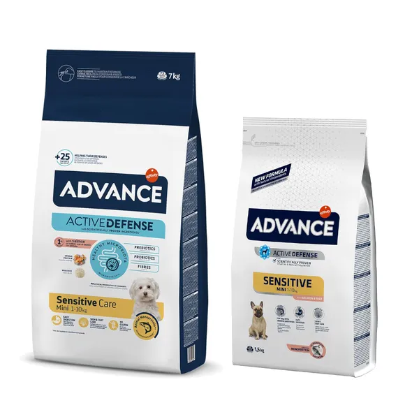 Advance Mini Croquettes Pour Petits Chiens Sensibles 7 Kg