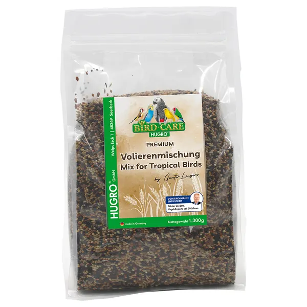 1,3 kg mélange pour volière premium Hugro, nourriture pour oiseaux