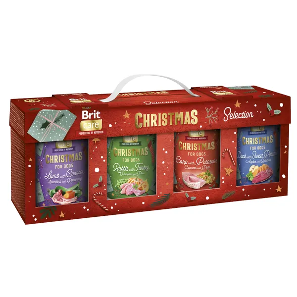 4x400g Brit Care édition de Noël nourriture pour chien humide