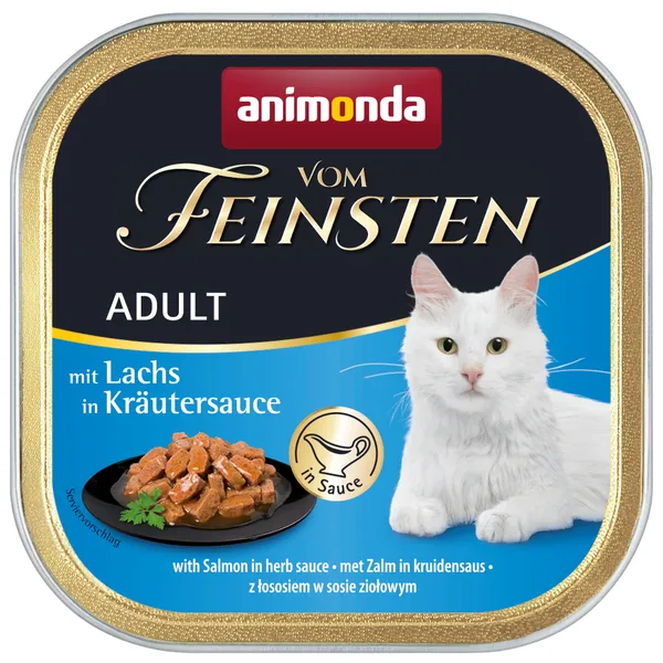 Adult NoGrain en sauce saumon, sauce aux fines herbes Animonda Vom Feinsten