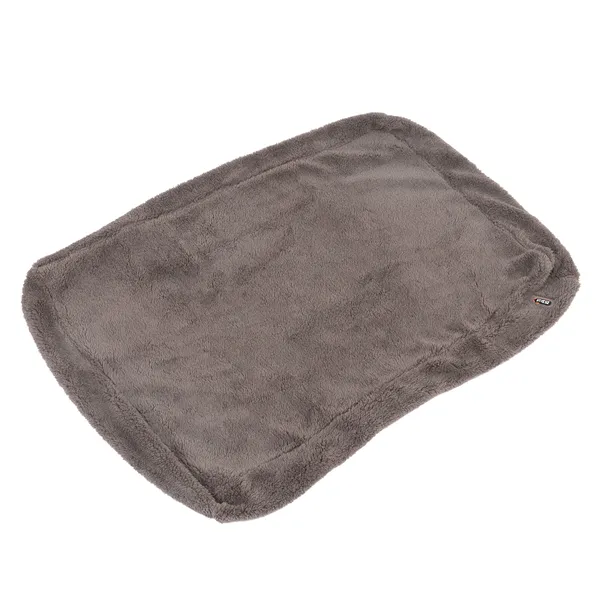 Matelas orthopédique TIAKI Outdoor pour chien  - housse de rechange en peluche, gris