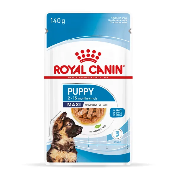 Royal Canin Maxi Puppy en sauce - Pâtée pour chiot