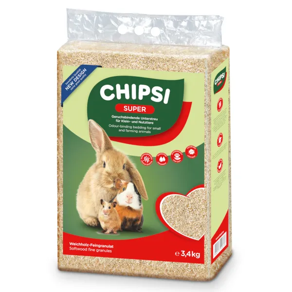 (3,5kg) Chipsi Super Litière pour rongeur