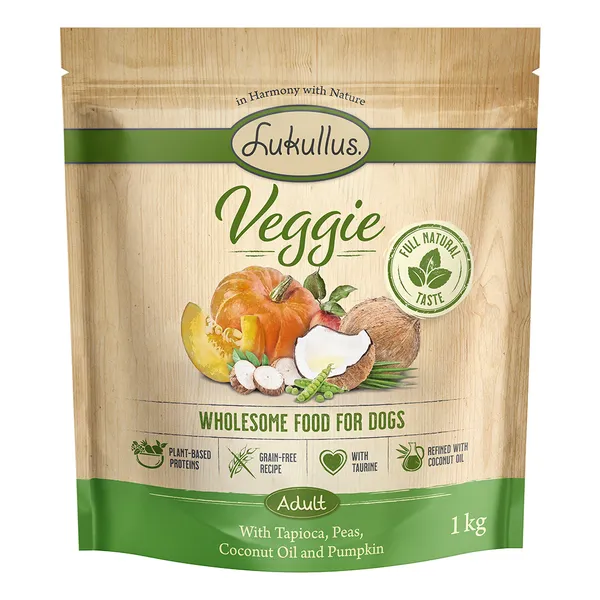 Veggie (sans céréales) Lukullus croquettes pour chien