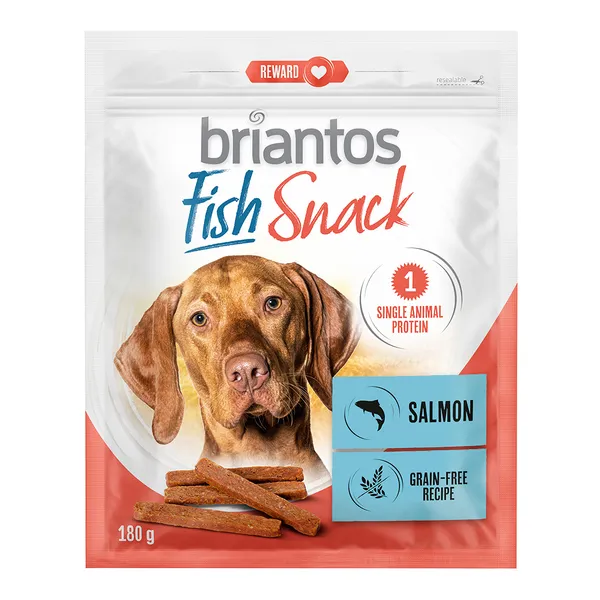 Briantos Fish Snacks thon et saumon pour chien - thon (2 x 180 g)