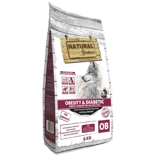 Natural Greatness Diet Vet Obésité nourriture sèche pour chien