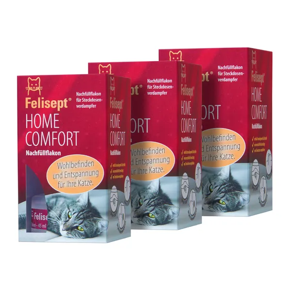 Diffuseur Felisept Home Comfort pour chat - 3 flacons de 45 mL