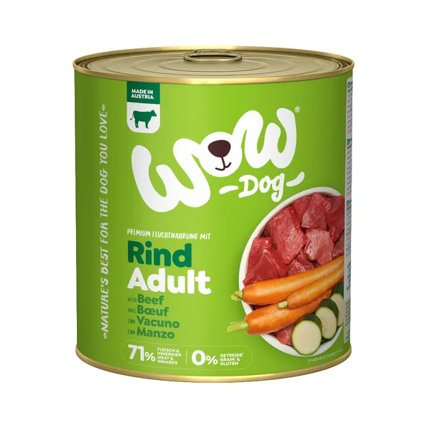 Boîtes Chien – Wow Adult Boeuf – 800 gr
