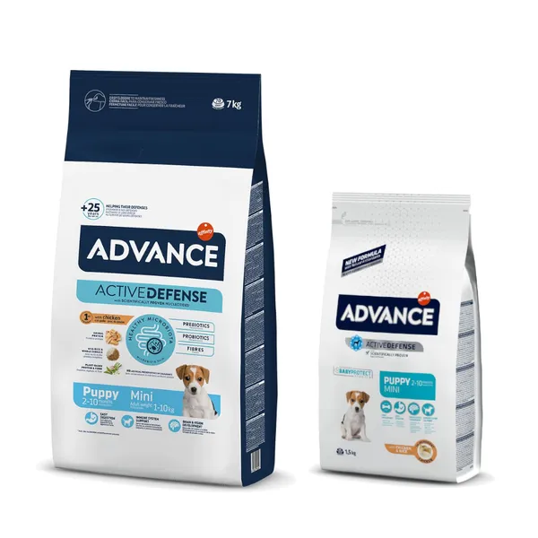 Advance Mini Puppy Protect Poulet & Riz 7 Kg