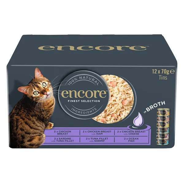 Lot Encore en bouillon 24 x 70 g - lot mixte Sélection raffinée
