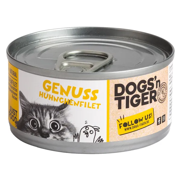 Dogs’n Tige Filet, filet de poulet, nourriture humide pour chat