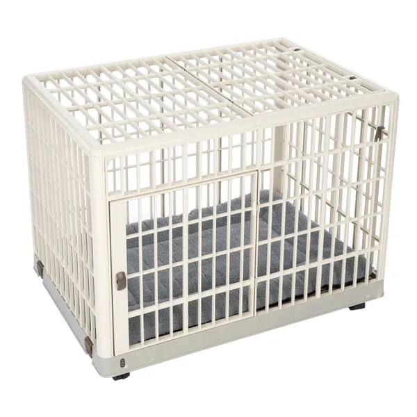 Cage d’intérieur TIAKI avec coussin - L 81 x l 55,5 x H 62,5 cm
