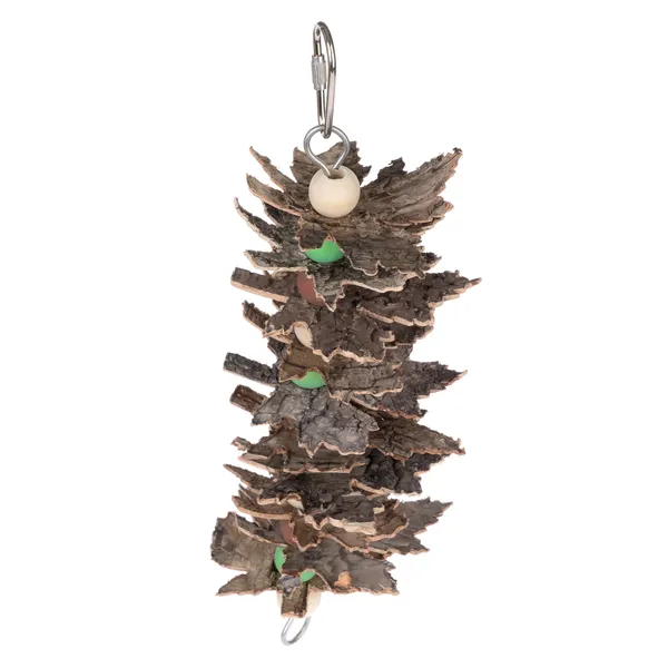 TIAKI Jouet à grignoter Feuille d'érable-Kebab env. 8x5x24cm Oiseau