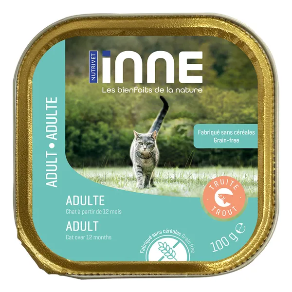 Nutrivet Inne Adult truite - 16 x 100 g
