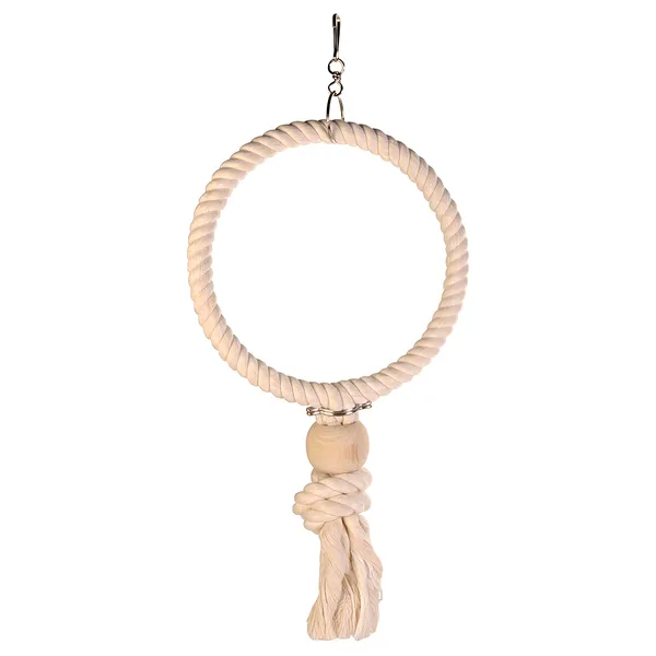 Anneau en coton pour oiseaux Trixie 24cm de diamètre - Accessoire pour oiseau – photo 3