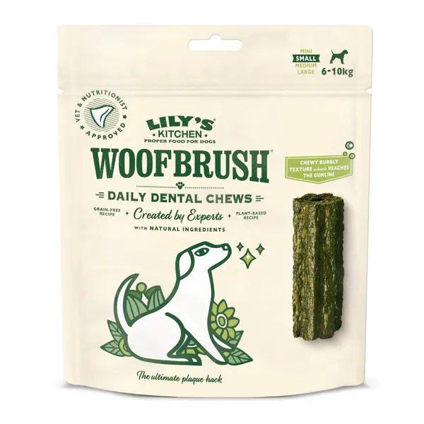 LILY'S KITCHEN Lily’s Kitchen Articles de mastication naturels Woofbrush pour chiens Petit