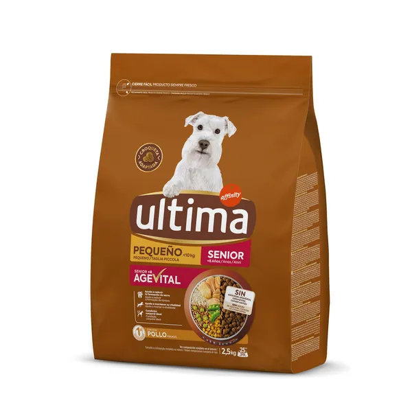 Ultima Mini Senior, poulet pour chien - 2,5 kg