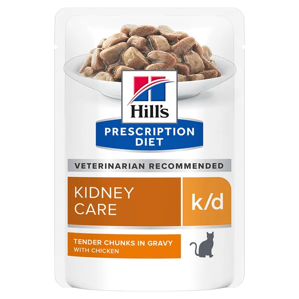 Poulet k/d Kidney Care pour chat Hill's Prescription Diet