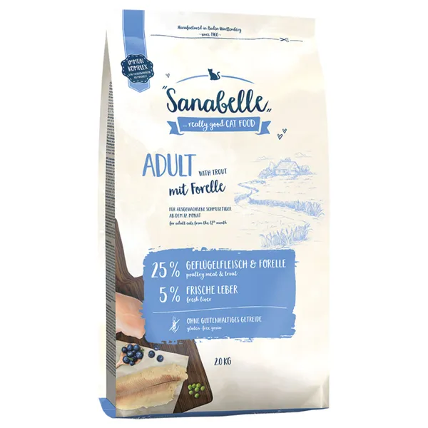 Sanabelle Nourriture sèche Adult Truite 2 kg