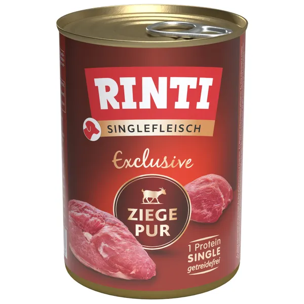 Rinti Viande Pure 24 x 400 g pour chien - pure chèvre
