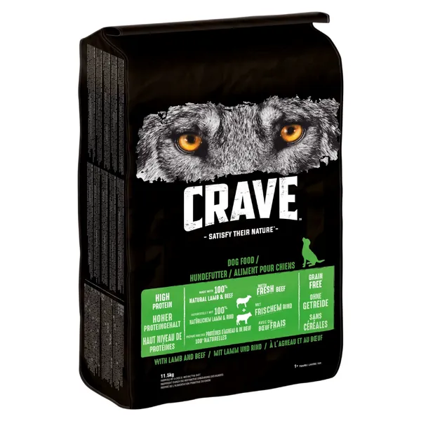 Crave Adult agneau, bœuf - Croquettes pour chien