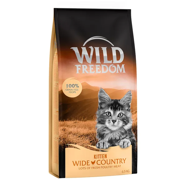 Wild Freedom Kitten Wide Country, volaille pour chaton - 6,5 kg