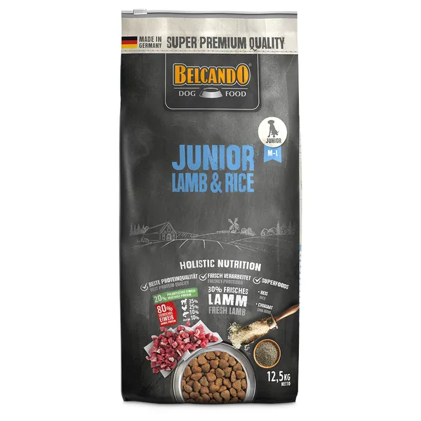 Belcando pour chien - Junior agneau, riz