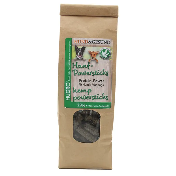 Bâtonnets au chanvre Hugro - Friandises pour chien