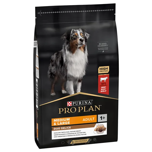 Duo Délice Adult bœuf, riz Pro Plan - Croquettes pour chien