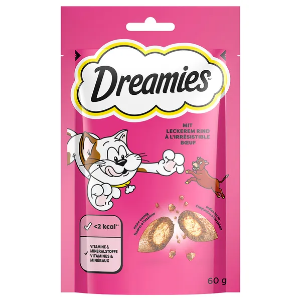 Bœuf Catisfactions Dreamies - Friandises pour Chat