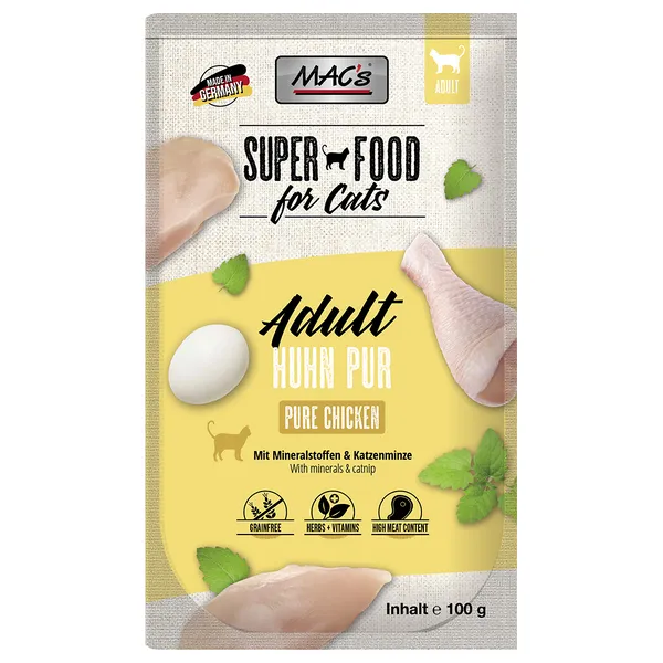 MAC's pur poulet - Pâtée pour chat