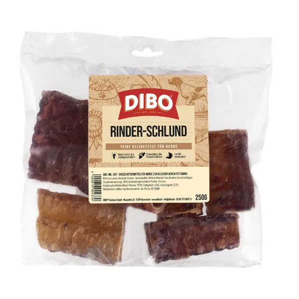Dibo Premium pharynx de bœuf - Friandises pour chien