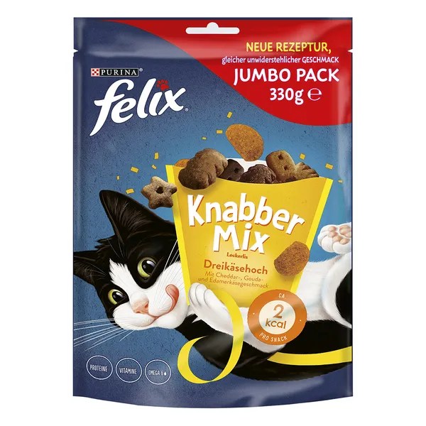 Felix Party Mix Friandises pour chat - Trois fromages (330 g)