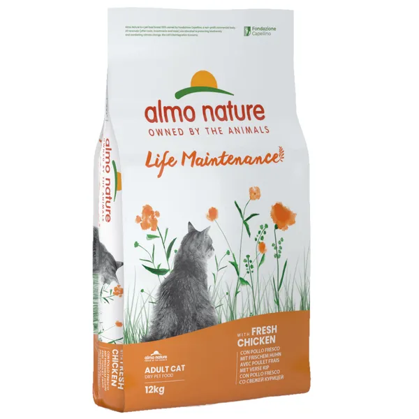 Almo Nature Holistic Maintenance Adult au poulet pour chat 12 kg