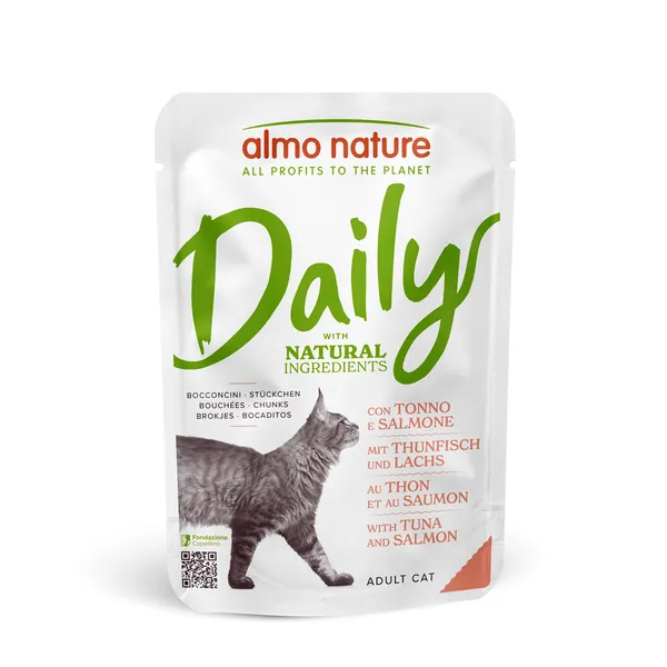 Thon / saumon Almo Nature Daily Menu - Nourriture pour Chat