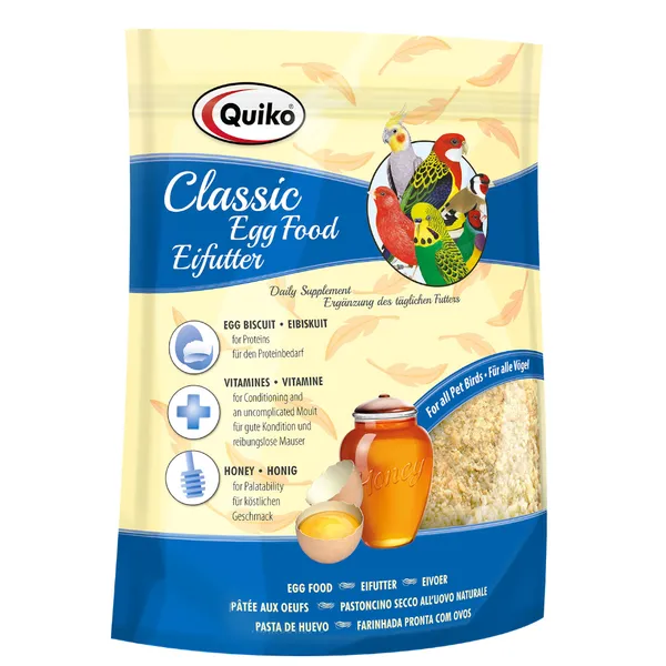 Quiko Complément alimentaire à base d'œuf pour oiseaux