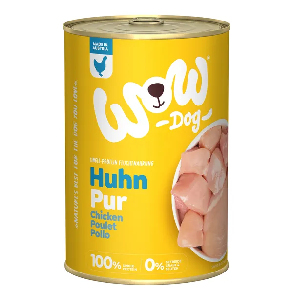 Boîtes Chien – Wow Poulet Pur – 400 gr