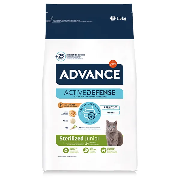 Affinity Advance Sterilized Junior 24 poulet pour chat - 2 x 1,5 kg