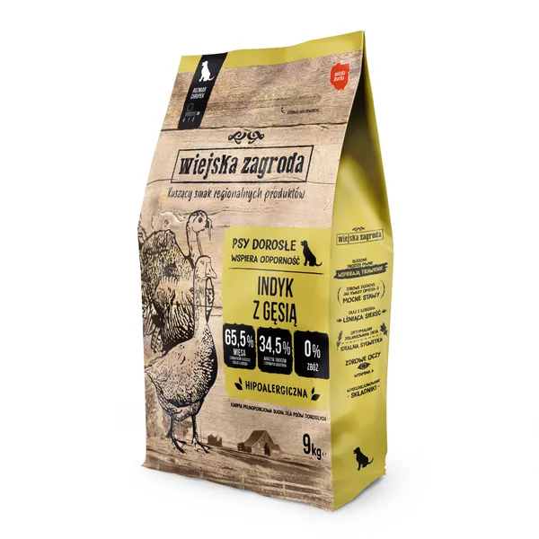 Wiejska Zagroda dinde, oie pour chien - 9 kg